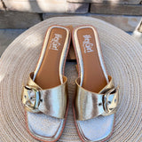 [Corkys] Pick Me Up Sandals in Gold - The Pink Pineapple 850