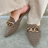 [Corkys] Playin for Keeps Houndstooth Flats - The Pink Pineapple 850