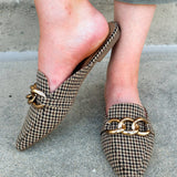 [Corkys] Playin for Keeps Houndstooth Flats - The Pink Pineapple 850