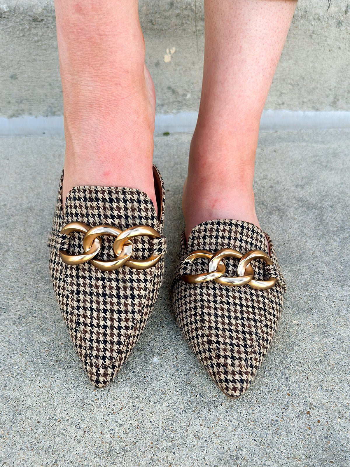 [Corkys] Playin for Keeps Houndstooth Flats - The Pink Pineapple 850