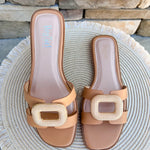 [Corkys] Ring Around the Rosie Slide in Cognac - The Pink Pineapple 850
