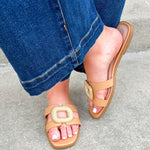 [Corkys] Ring Around the Rosie Slide in Cognac - The Pink Pineapple 850