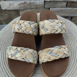 [Corky’s] Total Knockout Raffia Wedge - The Pink Pineapple 850