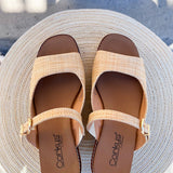 [Corkys] Treat Yourself Raffia Wedges - The Pink Pineapple 850