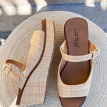 [Corkys] Treat Yourself Raffia Wedges - The Pink Pineapple 850