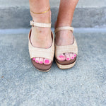 [Corkys] Treat Yourself Raffia Wedges - The Pink Pineapple 850