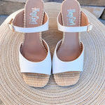 [Corkys] XOXO Wedges – White - The Pink Pineapple 850