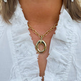 Cornerstone 16k Gold Filled Chain Necklace - The Pink Pineapple 850