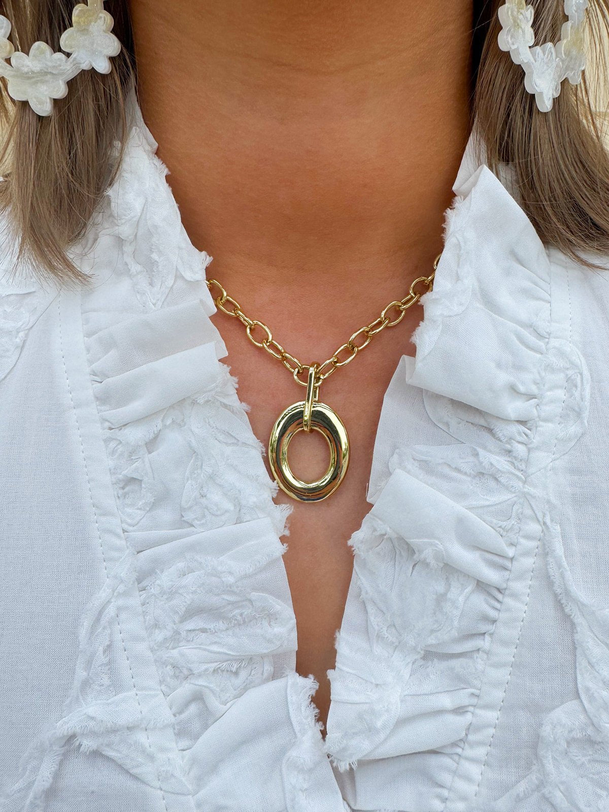 Cornerstone 16k Gold Filled Chain Necklace - The Pink Pineapple 850