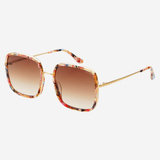 Cosmo Acetate Womens Square Sunglasses - The Pink Pineapple 850
