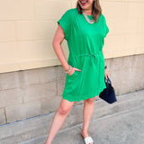 Courtside Charm Scallop Dress - The Pink Pineapple 850