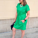 Courtside Charm Scallop Dress - The Pink Pineapple 850