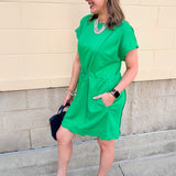 Courtside Charm Scallop Dress - The Pink Pineapple 850