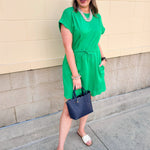 Courtside Charm Scallop Dress - The Pink Pineapple 850