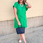 Courtside Charm Scallop Dress - The Pink Pineapple 850