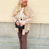 Cozy Avenue Oversized Shacket in Camel - The Pink Pineapple 850