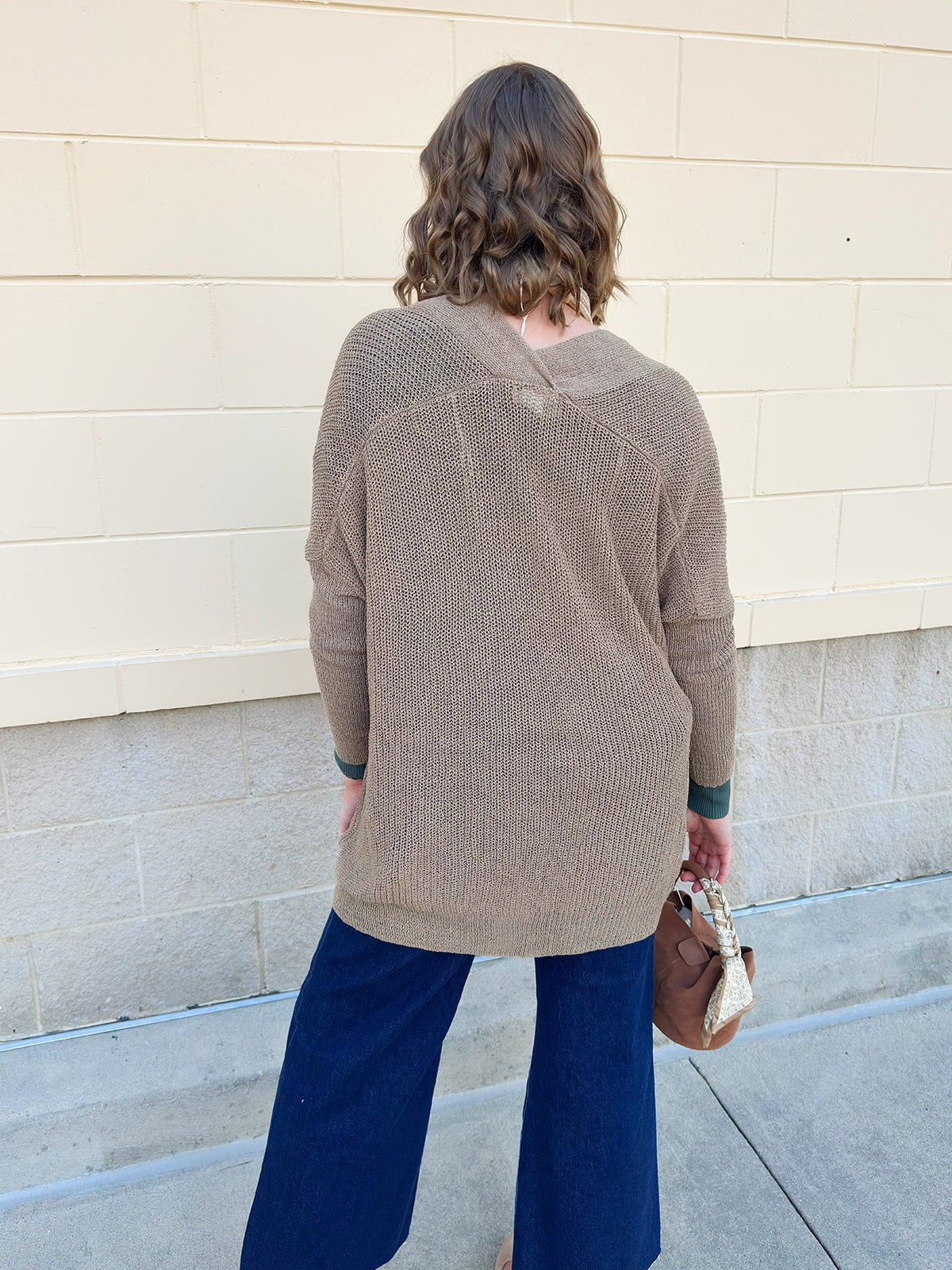 Cozy Essence Knit Cardigan in Camel - The Pink Pineapple 850