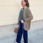 Cozy Essence Knit Cardigan in Camel - The Pink Pineapple 850