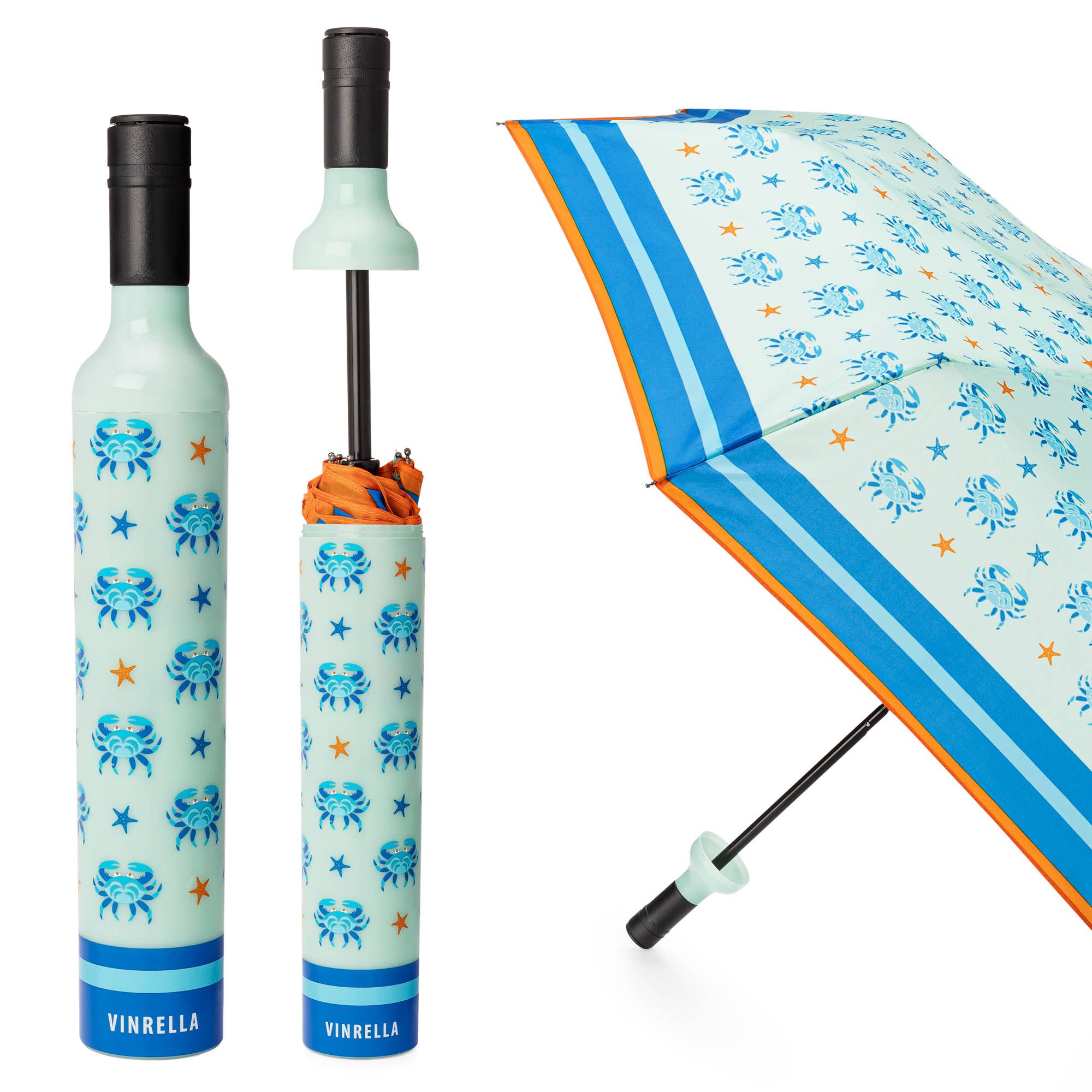 Crab Cake Bottle Umbrella - The Pink Pineapple 850