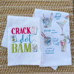 Crack Dot Bam Kitchen Towel - The Pink Pineapple 850