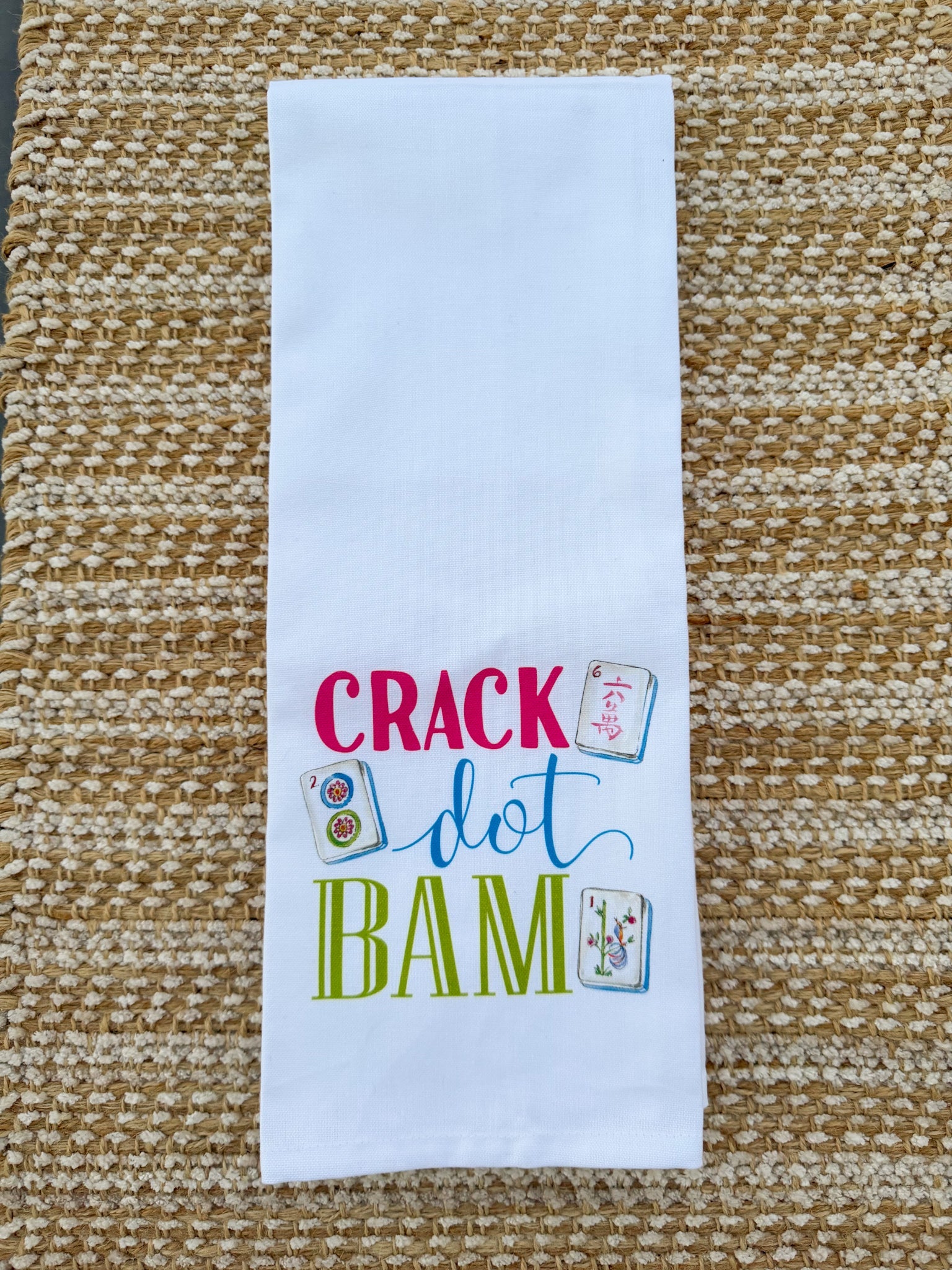 Crack Dot Bam Kitchen Towel - The Pink Pineapple 850