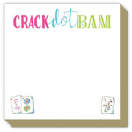 Crack Dot Bam Mahjong Luxe Notepad - The Pink Pineapple 850