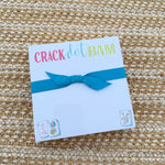 Crack Dot Bam Mahjong Luxe Notepad - The Pink Pineapple 850