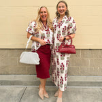 Crimson Petal Puff Sleeve Top - The Pink Pineapple 850