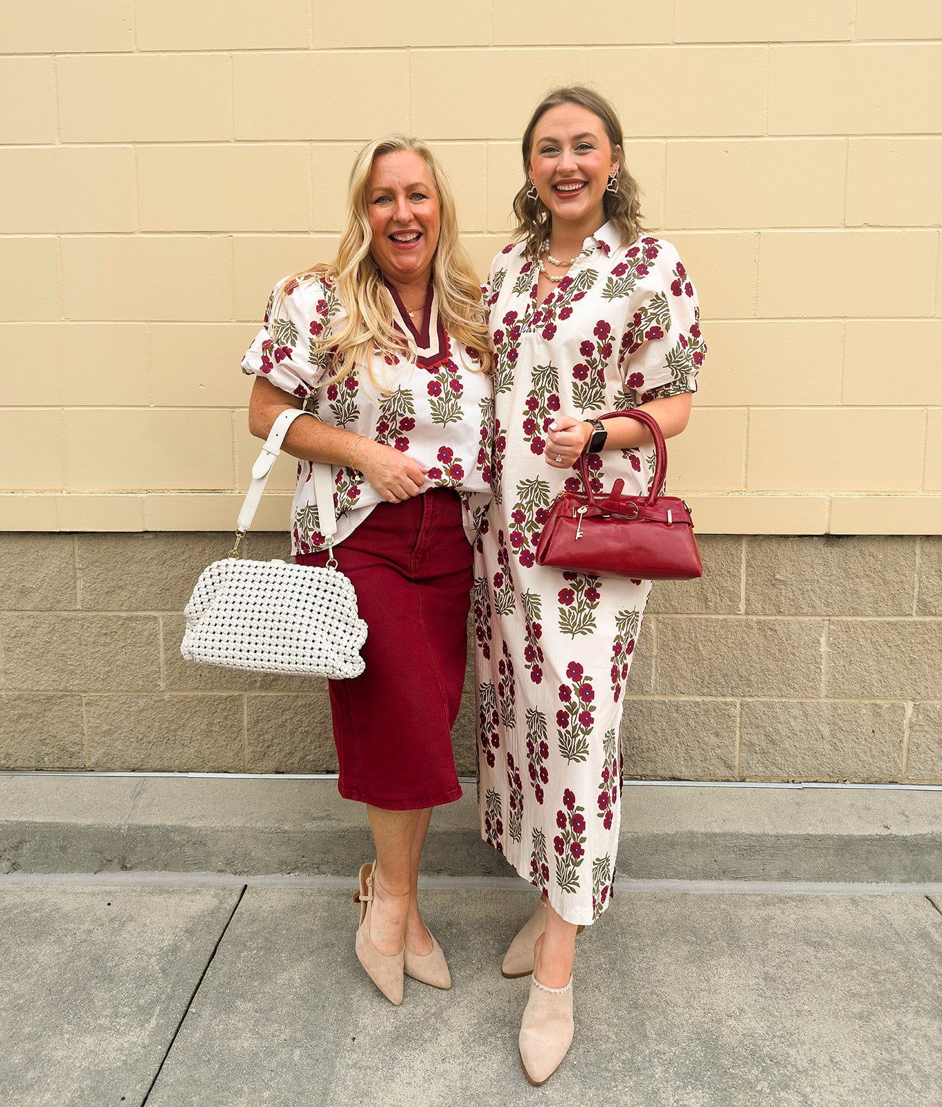 Crimson Petal Puff Sleeve Top - The Pink Pineapple 850