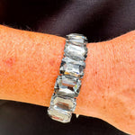 Crystal Stone Stretch Bracelet - Black - The Pink Pineapple 850
