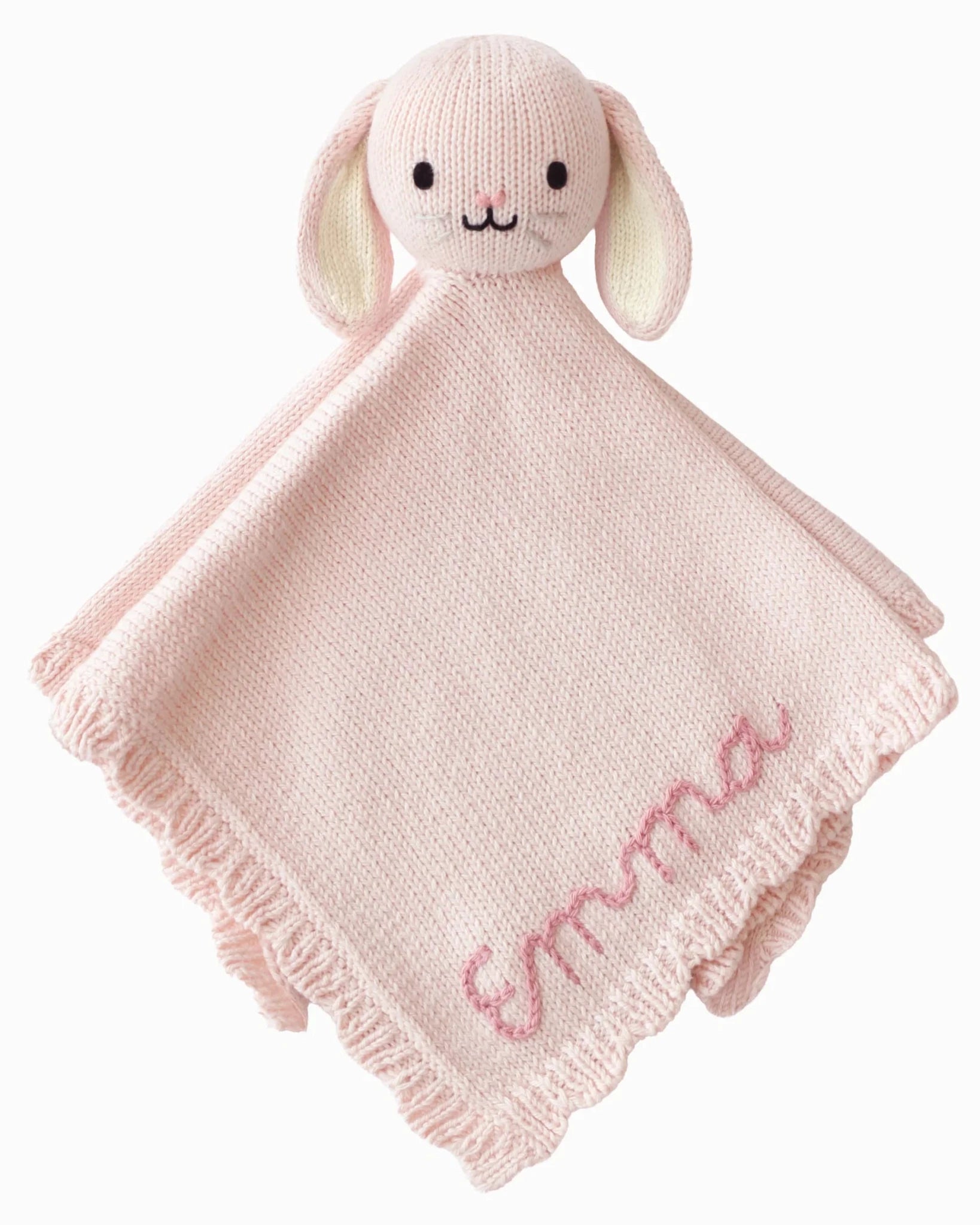 [Cuddle + Kind] Baby Bunny Lovey in Blush - The Pink Pineapple 850