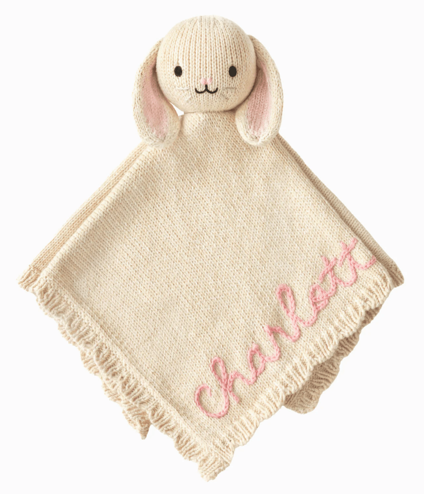 [Cuddle + Kind] Baby Bunny Lovey in Oatmeal - The Pink Pineapple 850