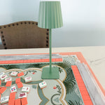 Cypress Glow Fluted Rechargeable Table Lamp - The Pink Pineapple 850