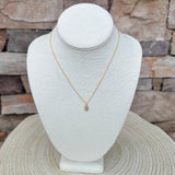 Dainty Love Pearl Initial Necklace - The Pink Pineapple 850