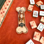 Dapper Hound Mahjong Dice Catchall - The Pink Pineapple 850