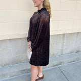 Dark Mocha Dress - The Pink Pineapple 850