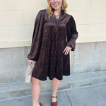 Dark Mocha Dress - The Pink Pineapple 850
