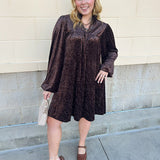 Dark Mocha Dress - The Pink Pineapple 850
