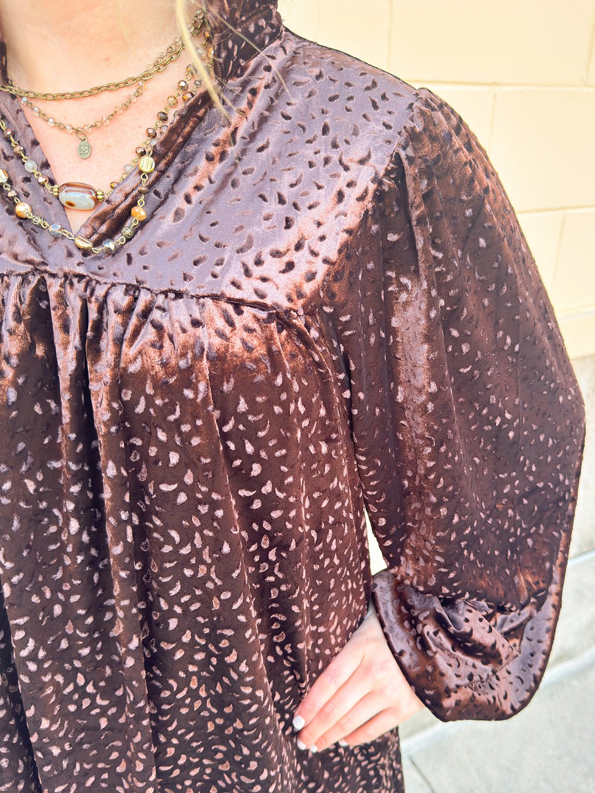 Dark Mocha Dress - The Pink Pineapple 850