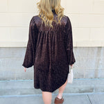 Dark Mocha Dress - The Pink Pineapple 850