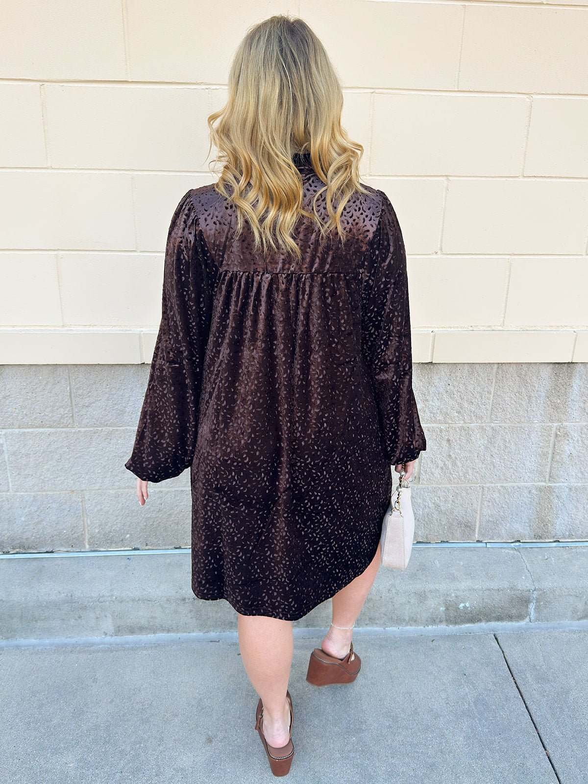 Dark Mocha Dress - The Pink Pineapple 850