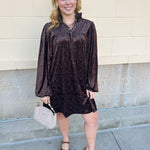Dark Mocha Dress - The Pink Pineapple 850