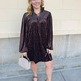 Dark Mocha Dress - The Pink Pineapple 850