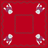 Dawg Nation Mahjong Mat - The Pink Pineapple 850