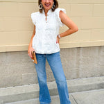 [Daze] Heartbreaker Midrise Flare Jeans - The Pink Pineapple 850