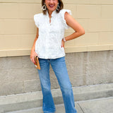 [Daze] Heartbreaker Midrise Flare Jeans - The Pink Pineapple 850