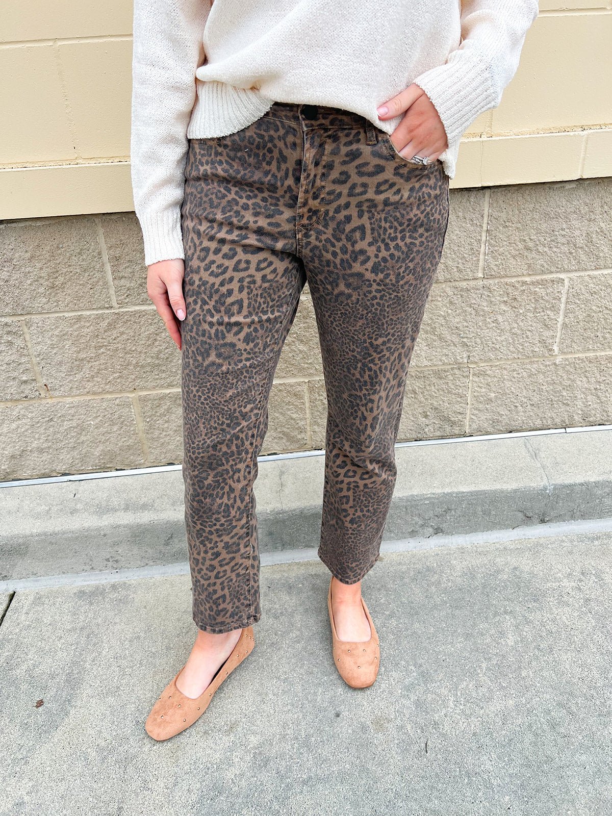 [Dear John] Anika Snow Leopard Jeans in Snow Leopard - The Pink Pineapple 850