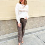 [Dear John] Anika Snow Leopard Jeans in Snow Leopard - The Pink Pineapple 850