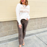 [Dear John] Anika Snow Leopard Jeans in Snow Leopard - The Pink Pineapple 850