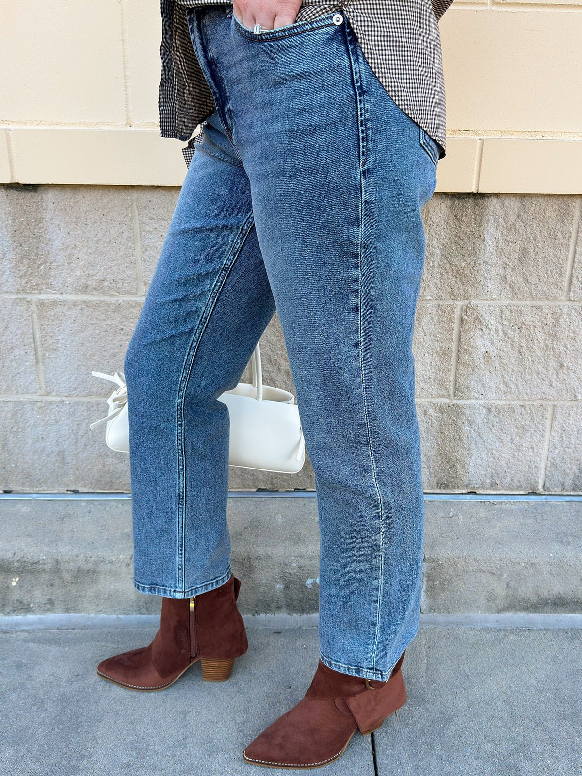 [Dear John] Anika Straight Leg Jean in Hazlett - The Pink Pineapple 850